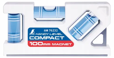 Produktbild von Shinwa Mini-Wasserwaage 100 mm mit Magnet und 3 Libellen