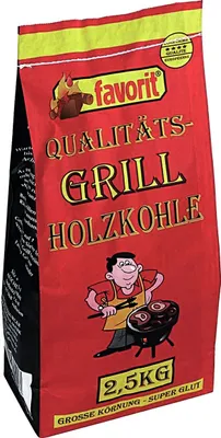 Produktbild von Favorit 4321740 2500 Grill-Holzkohle 2.5 kg