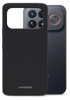Image de Coque en silicone souple Mobilize pour Xiaomi Poco F9 Ultra, couleur noire mate