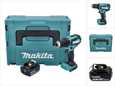 Produktbild von Makita DDF 485 F1J Akku Bohrschrauber 18 V 50 Nm Brushless + 1x Akku 3,0 Ah + Makpac - ohne Ladegerät