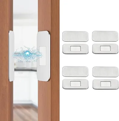Produktbild von Türmagnet selbstklebend, ultradünn, 8 Stück, für Möbel