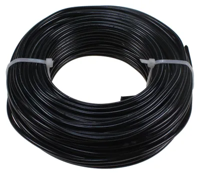 Produktbild von 26m Aluminiumdraht Ø 3mm Aludraht Basteldraht Dekodraht Schmuckdraht ca. 500g schwarz