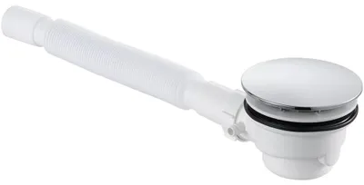 Obrázek produktu pro Sifon sprchové vaničky - flexi - 90mm - DN40 - krytka chrom