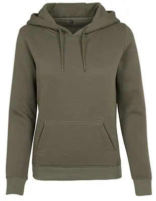 Produktbild von Build Your Brand BY026 | Ladies Heavy Hoody - Farbe: Olive - Größe: XS