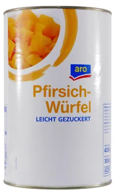 Produktbild von aro Pfirsichwürfel 4,2KG