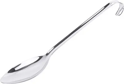 Produktbild von Gießlöffel,Servierlöffel, Edelstahl, flache Form, verschiedene Größen wählbar : 30,5 cm Variante: 30,5 cm
