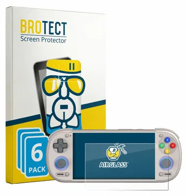 Produktbild von 6x BROTECT Schutzglas für Retroid Pocket 6 Schutzfolie Panzer Folie Glas Display Schutz klar