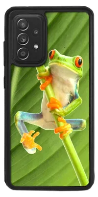 Produktbild von TPU Silikon Hülle für Samsung Galaxy A13 4G Handy Cover Case Schutzhülle Handyhülle Bumper MOTIV 268 Frosch Grün
