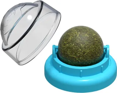 Produktbild von Katzenminze-Ball, Katzenspielzeug, Zahngesundheitspflege, bissfest, lindert Langeweile, Zähneknirschen, Katzenminze-Spielzeug, Katzenbedarf
