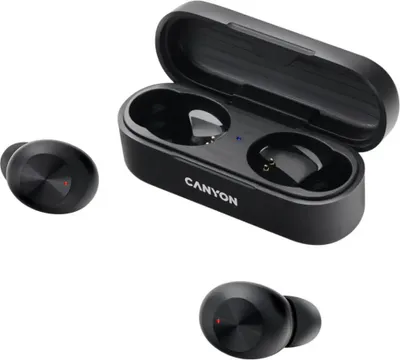 Zdjęcie produktu dla CANYON Słuchawki dokanałowe TWS-1 Czarne