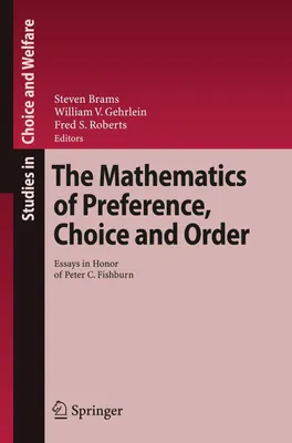 Produktbild von The Mathematics of Preference, Choice and Order