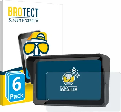 Produktbild von 6x BROTECT Schutzfolie für Carpuride W602S Pro Displayschutz Displayschutzfolie Folie Matt Entspiegelungsfolie