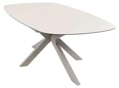 Produktbild von Ovaler Gartentisch Malaga | 240 x 115 cm | Camel & Cerra Vetro