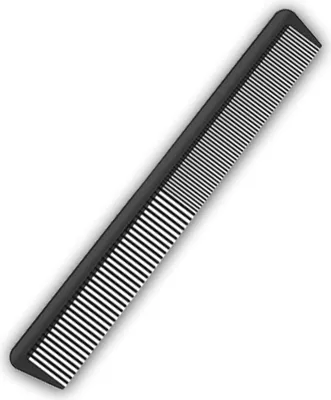 Image de Peigne de coiffure en carbone, peigne en carbone, denture grossière fine, outil de soins capillaires