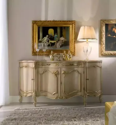 Produktbild von Sideboard Gold Stil Holz Möbel Kommode Neu Italienische Möbel Design