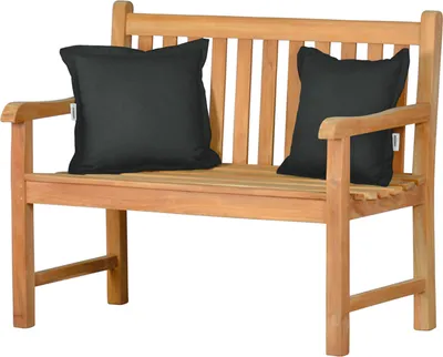 Produktbild von Dekokissen Garten Kissen grau, Outdoor Kissen als waschbares und UV-beständiges Garten Dekokissen