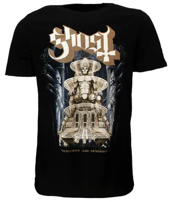 Zdjęcie produktu dla Koszulka „Ghost Ceremony & Devotion” – oficjalny gadżet – rozmiar S