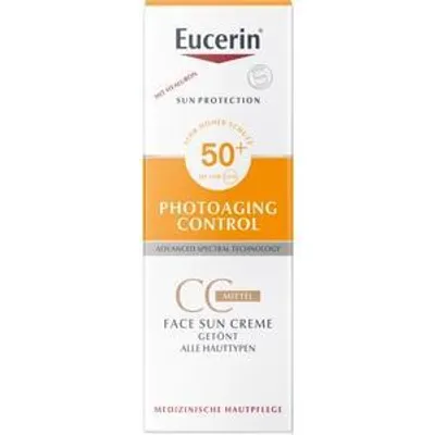 Produktbild von Eucerin Sun Protection Photoaging Control Tinted Face Sun Gel-Creme LSF 50+ Mittel (50 ml)