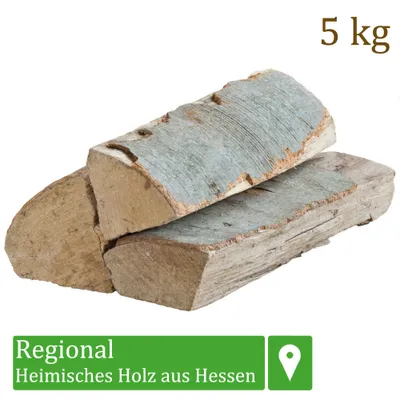 Produktbild von Brennholz Kaminholz Holz 5 kg Für Ofen und Kamin Kaminofen Feuerschale Grill Buche Feuerholz Buchenholz Holzscheite Wood 33 cm flameup