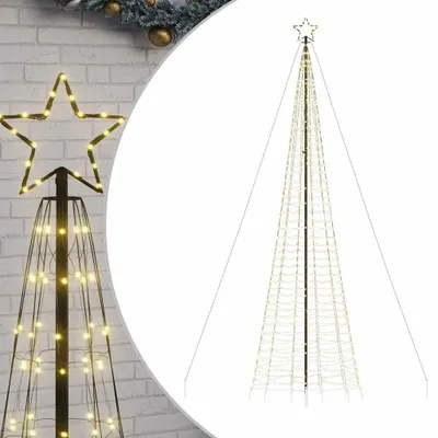 Immagine prodotto di vidaXL Albero di Natale a LED con punte a terra 1534 LED bianco caldo 500 cm