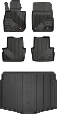 Produktbild von FROGUM Gummimatten Auto Fußmatten + Kofferraummatte für Mazda CX-3 2014-2021