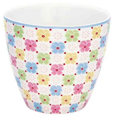 Produktbild von Greengate Edie Latte Cup white 0,35 l