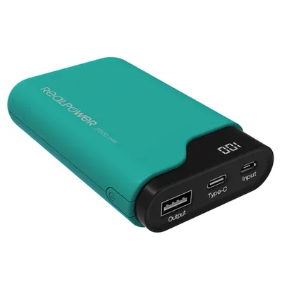 Image de Realpower RealPower PB-7500C 7500 mAh Noir, Vert