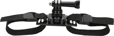 Image de ZJchao casque -support de téléphone, montage du support de tête Nylon -tissu et plastique avec base d'adaptateur de classe pour la caméra Motion