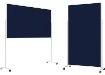 Immagine prodotto di magnetoplan magnetoplan® lavagna di presentazione design VarioPin feltro blu scuro