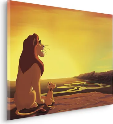 Produktbild von Komar Keilrahmenbild - Disney The Lion King Your Kingdom - Größe: 90 x 60 cm