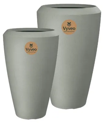 Produktbild von Vyveo - Vase Nalou - Grau - Set van 2
