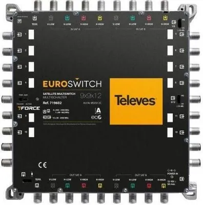 Produktbild von MSE912C 9/12 Guss-Multischalter mit TForce, kaskadierbar, ohne NT