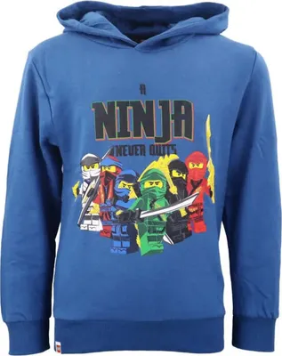 Produktbild von LEGO® Ninjago Kinder Hoodie – Blau / 98