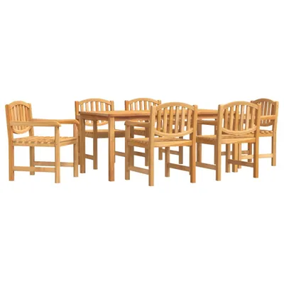 Produktbild von 7-tlg. Garten-Essgruppe Massivholz Teak