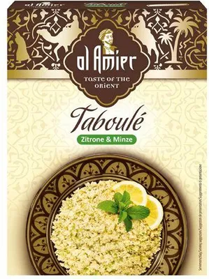 Produktbild von Al Amier Taboulé Zitrone & Minze 185 G Faltschachtel Vegetarisch Erfrischend zitronig im Geschmack