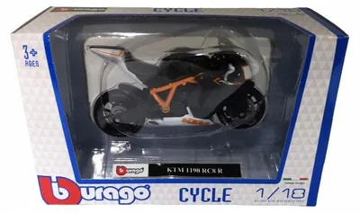 Produktbild von Bburago KTM 1190 RC8 R Motorrad Modell 1:18
