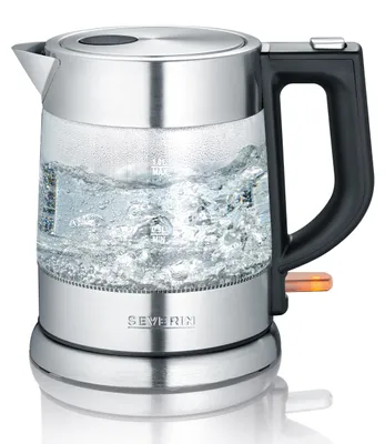 Produktbild von SEVERIN Glas Wasserkocher, 1,0L, leistungsstark und kompakt in hochwertigem Desi