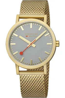 Produktbild von Mondaine Herren Uhr Classic Armbanduhr 40 mm A660.30360.80SBM Edelstahl