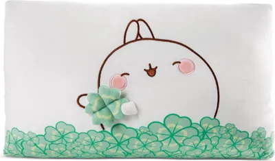 Produktbild von Nici Kissen Molang mit Kleeblatt 43 x 25 cm