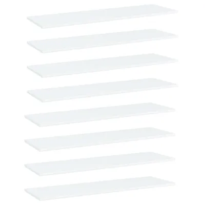 Produktbild von Möbel Bücherregal-Bretter 8 Stk. Weiß 100x30x1,5 cm Holzwerkstoff - Wandregale 805395