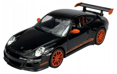 Produktbild von WELLY Porsche 911 GT3 RS Modellauto Metall Schwarz 1:24