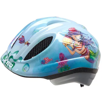 Produktbild von KED Meggy II Originals | Kinder Fahrradhelm Insektenschutznetz Integriertes LED-Rücklicht maxSHELL Technologie NELLA NIXE