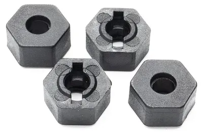 Imagen del producto de Soportes hexagonales de plástico CRX2, paquete de 4 unidades.