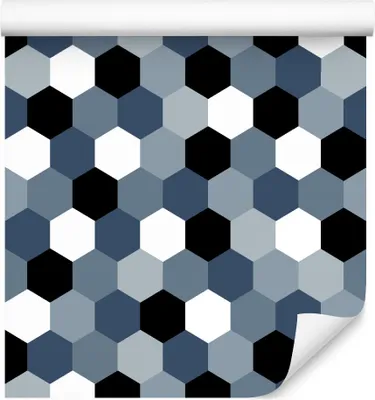 Zdjęcie produktu dla Tapeta Dekoracja Abstrakcyjna geometryczna pokój młodzieżowy dla chłopca z modnym efektem 3D