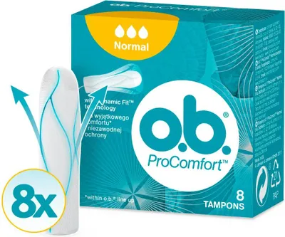 Immagine prodotto di Tampony O.B. ProComfort Normal 8 sztuk