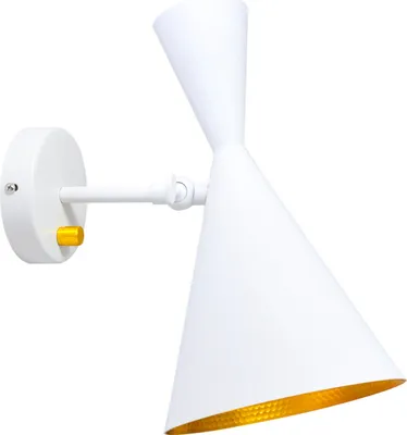 Image de Applique murale blanc et or E27 orientable MODERN 308009 Polux