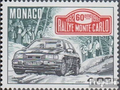 Produktbild von Briefmarken Monaco 1992 Mi 2062 (kompl.Ausg.) postfrisch Rallya Monte Carlo