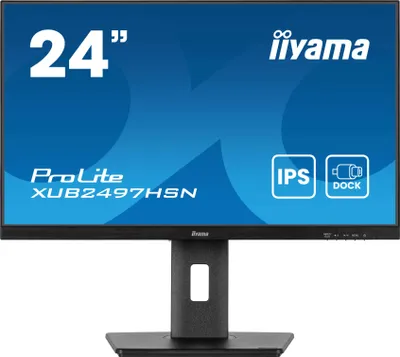 Obrázok produktu pre iiyama ProLite XUB2497HSN-B2, 60,5 cm (23.8"), 1920 x 1080 px, Full HD, LED, 1 ms, Čierna