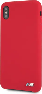 Produktbild von BMW back cover case Apple iPhone XS Max Logo M Red - Hard Case