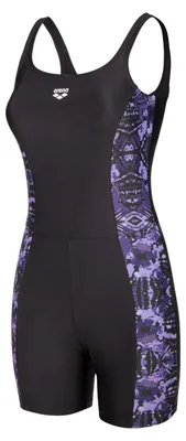 Produktbild von Arena Badeanzug Damen mit langen Bein (Slimkini), Farbe:Schwarz, Größe:S